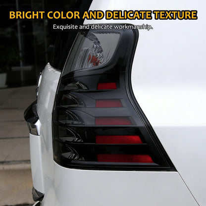 Smoked Black Rear Tail Light Guard Decor Cover Trim Bezel For Lexus GX460 10-23 21