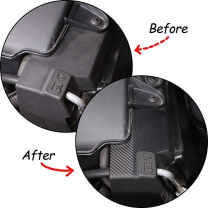 Matte Dry Real Carbon Fiber Center Console Trim Cover For Corvette C6 2005-13 114