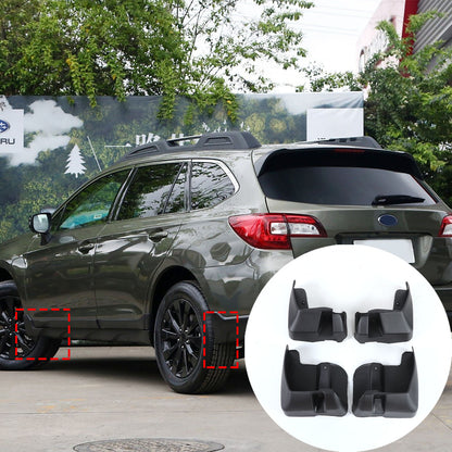 Mud flaps Splash Guards Fender Mudguard Black For Subaru Outback 2015-2020 2