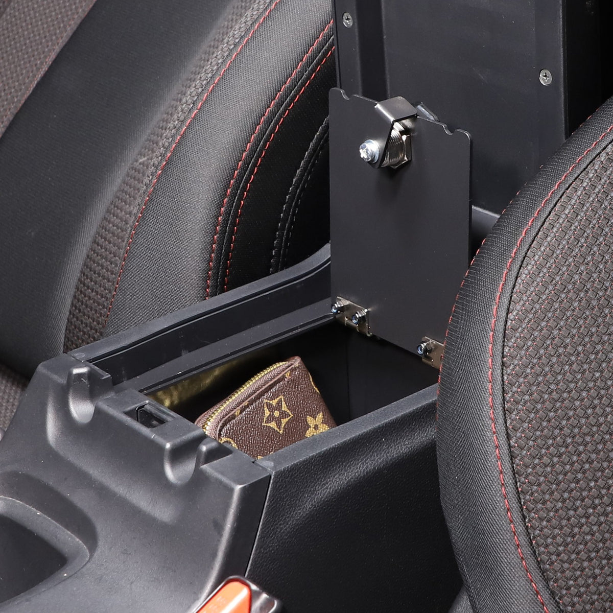 Alloy Center Console Safe GUN Storage Lock Box W/ TRAY For Subaru WRX VB 22+ US 12