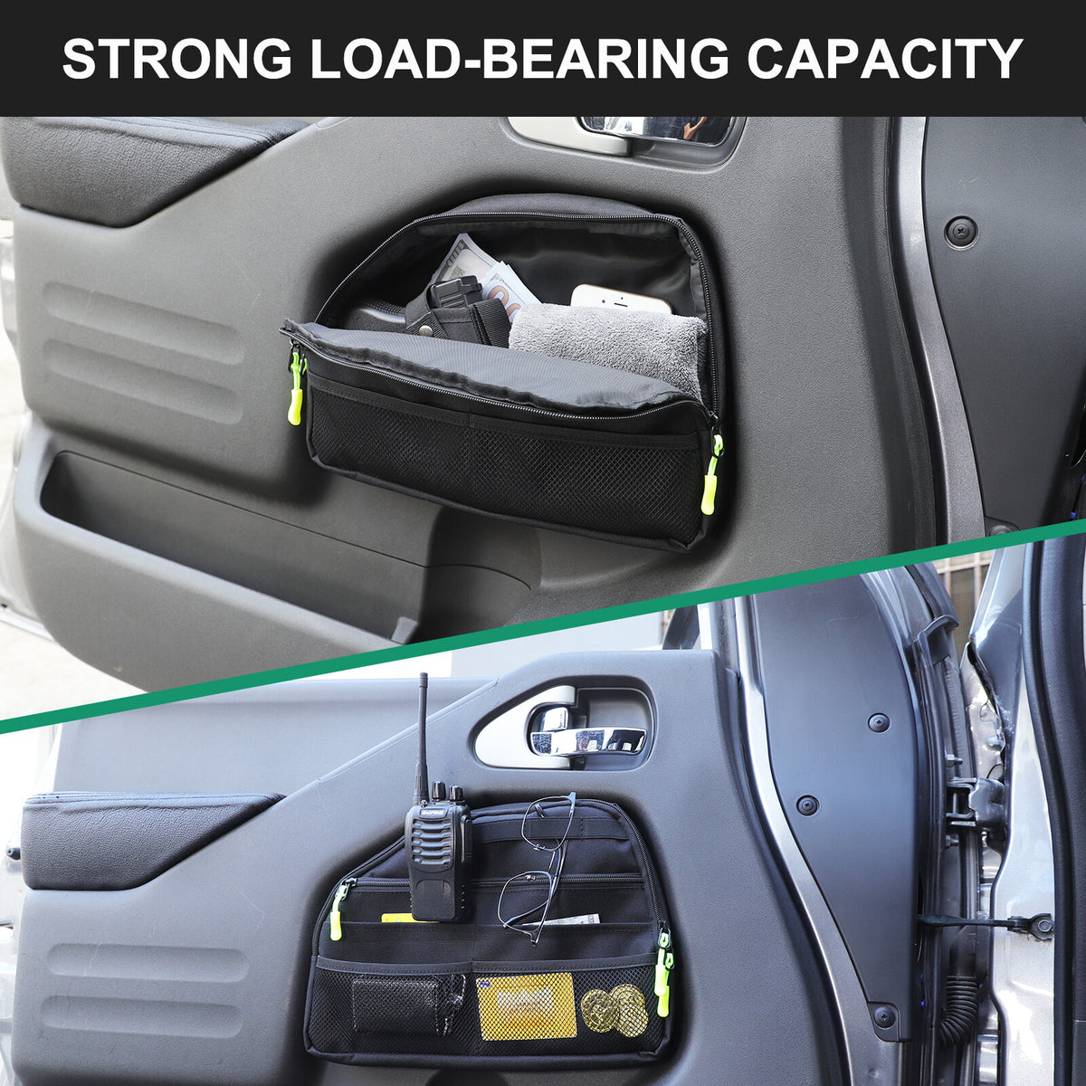Front Door Side Storage Bag Tray For Nissan Frontier 2009-2017 18