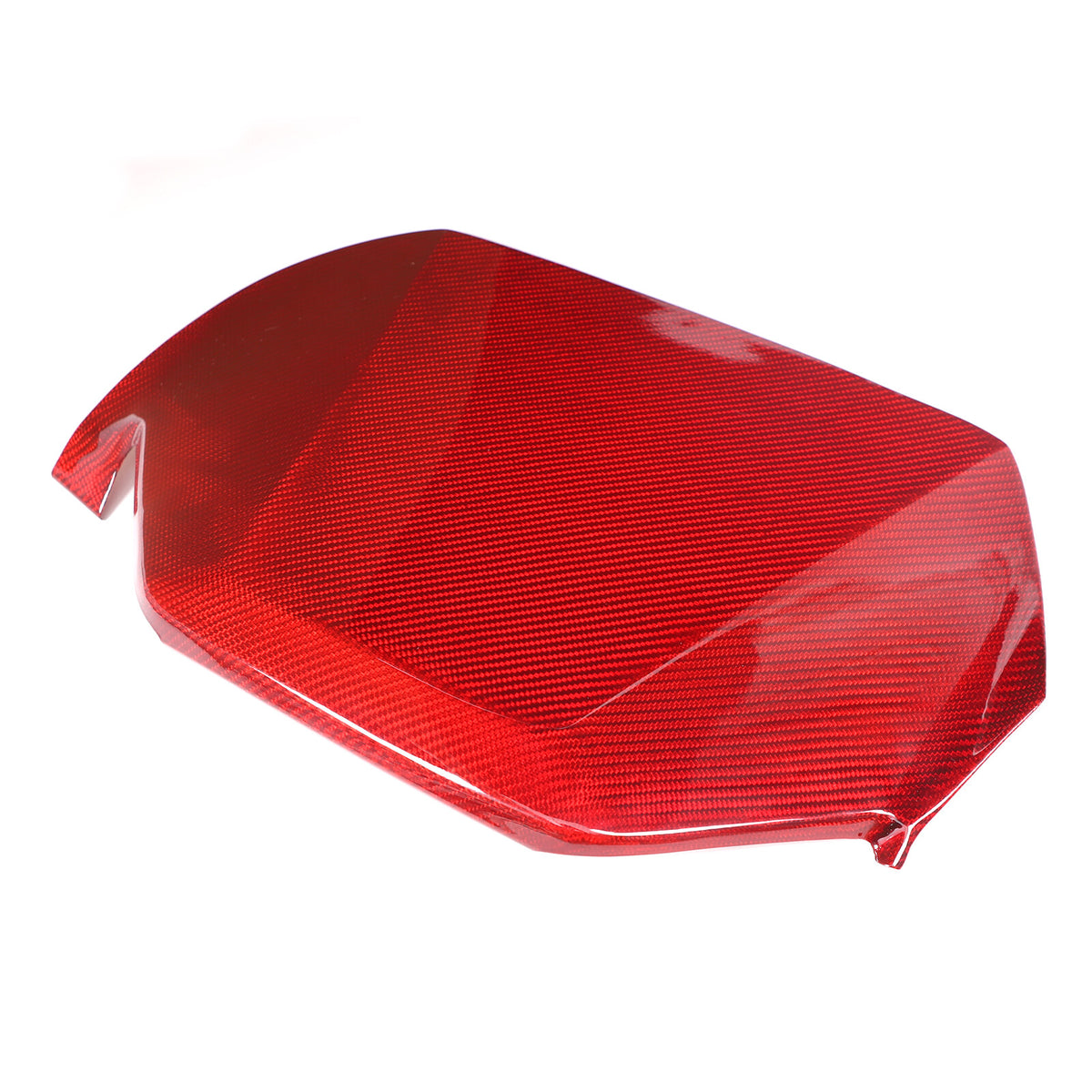 Red Real Carbon Fiber Dashboard Instrument Upper Trim For Subaru WRX VB 2022+ 11