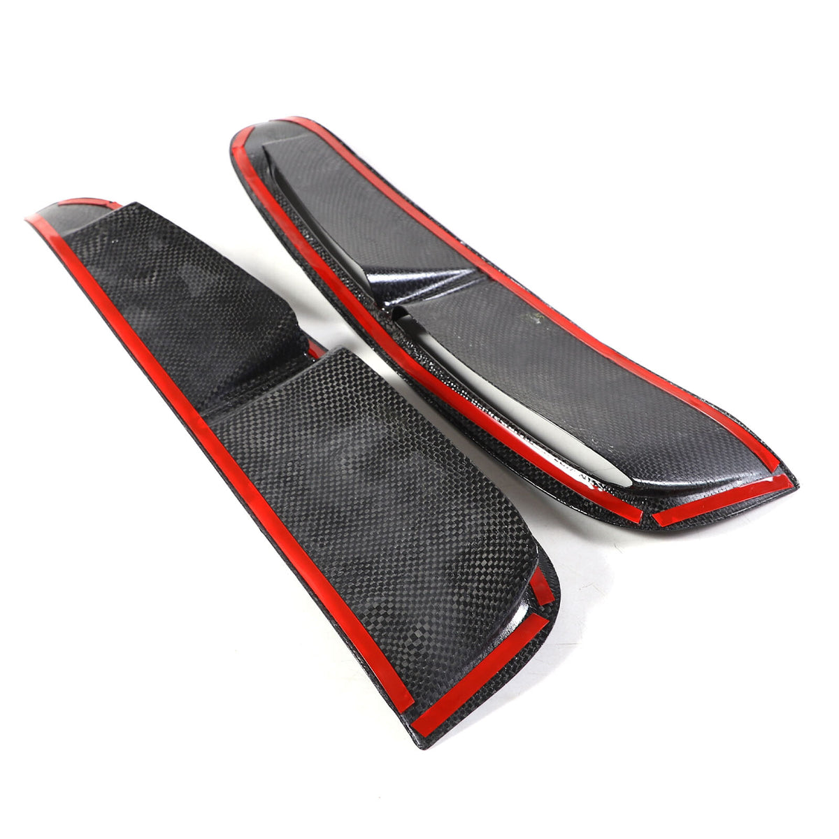 Forged Carbon Fiber Rear Side Fender Air Outlet Trim For Porsche Panamera 17-23 12