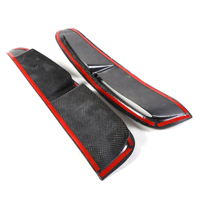 Forged Carbon Fiber Rear Side Fender Air Outlet Trim For Porsche Panamera 17-23 12