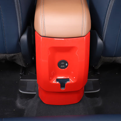 Red Interior Rear Air Outlet Vent Trim Cover Fram For Ford Maverick 2022-23 US 7