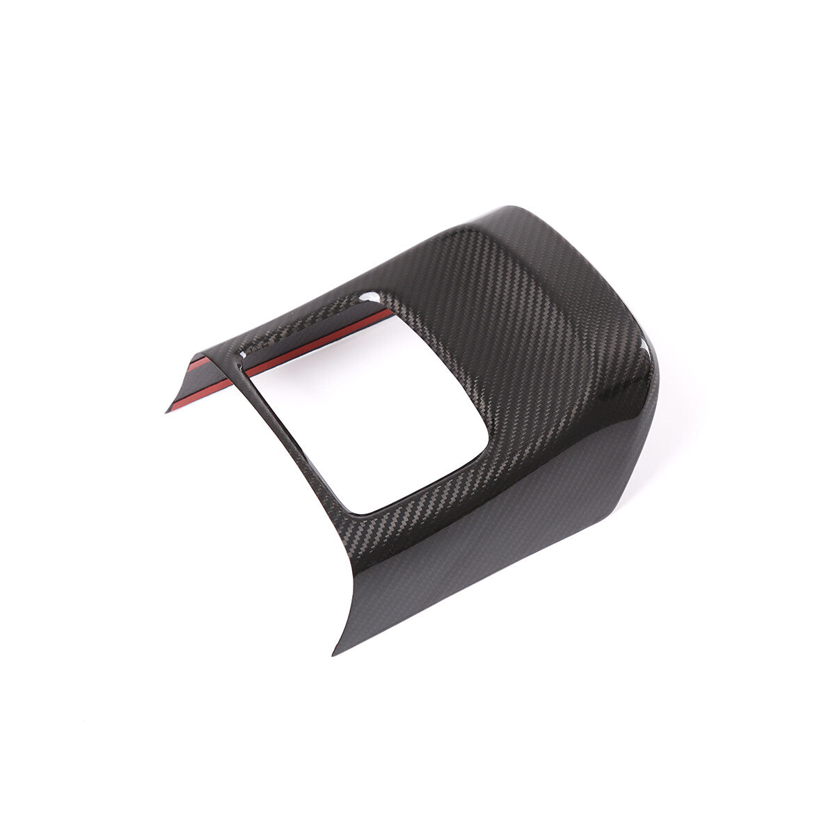 Carbon fiber Rear storage compartment box cover trim For Toyota Supra A90 19-24 8