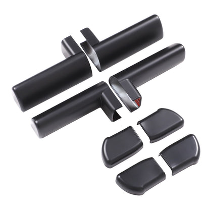 Matte Black ABS Interior Door Handle Cover Trim For Hummer H2 2003-2007 13