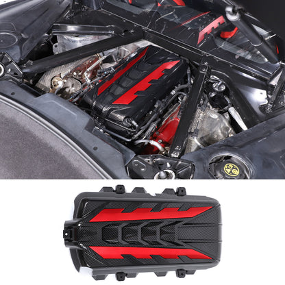 Engine Bay Panel Cover Trim in Edge Blue/Red/Black For Corvette Coupe C8 2020-26 - Styles 1-5 53