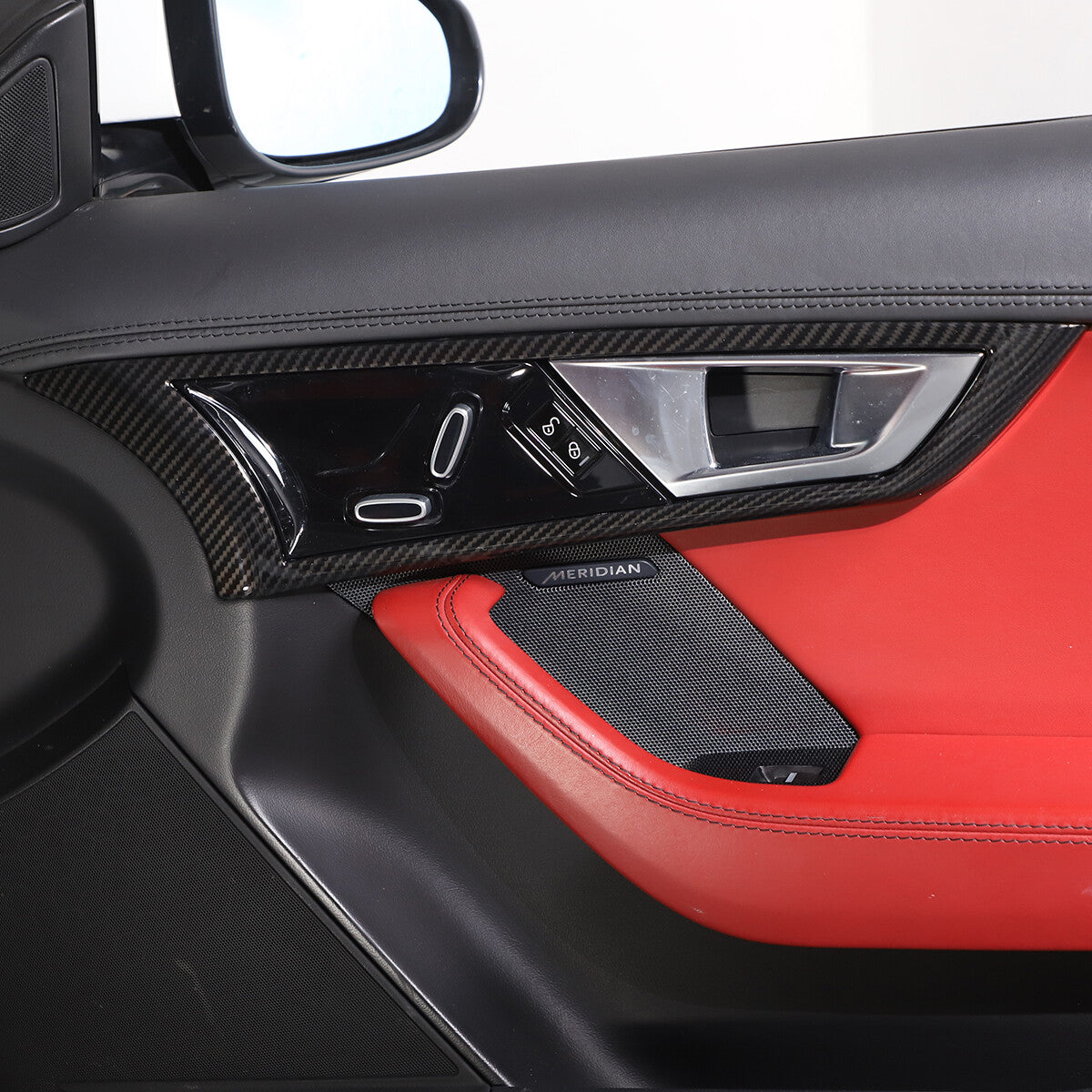 ABS Carbon Fiber Interior Full Set Cover Trim Kit For Jaguar F-type X152 2013-25 - Styles 11-15 4