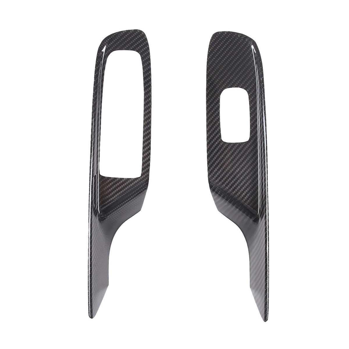 Real Carbon Fiber Window Lift Panel Cover Trim For Corvette C8 Convertible 20+ 1