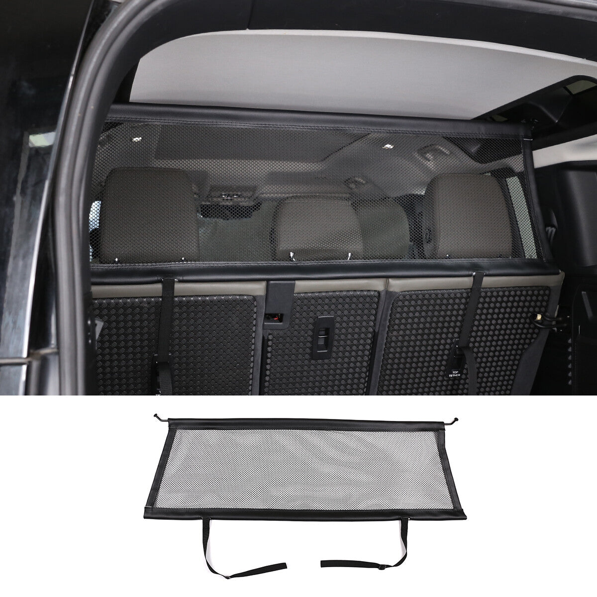 Trunk Cargo Net Pet Isolation Protection Net For Land Rover Defender 110 20-2022 17