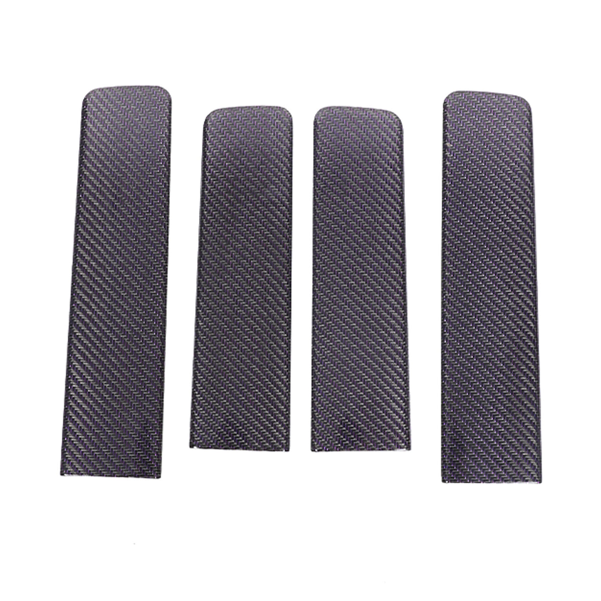 Purple Real Carbon Fiber Interior Door Panel Trim For Benz W463 G550 G63 2019+ 7