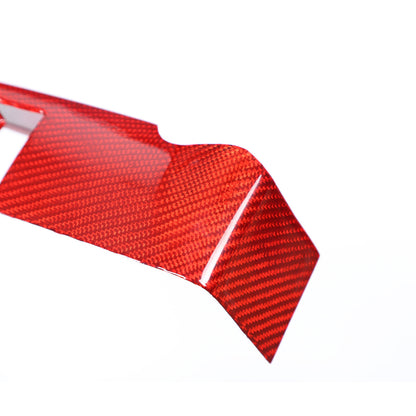 Red Carbon Fiber Window Lift Button Panel Cover Trim For Corvette C7 2014-2019 15