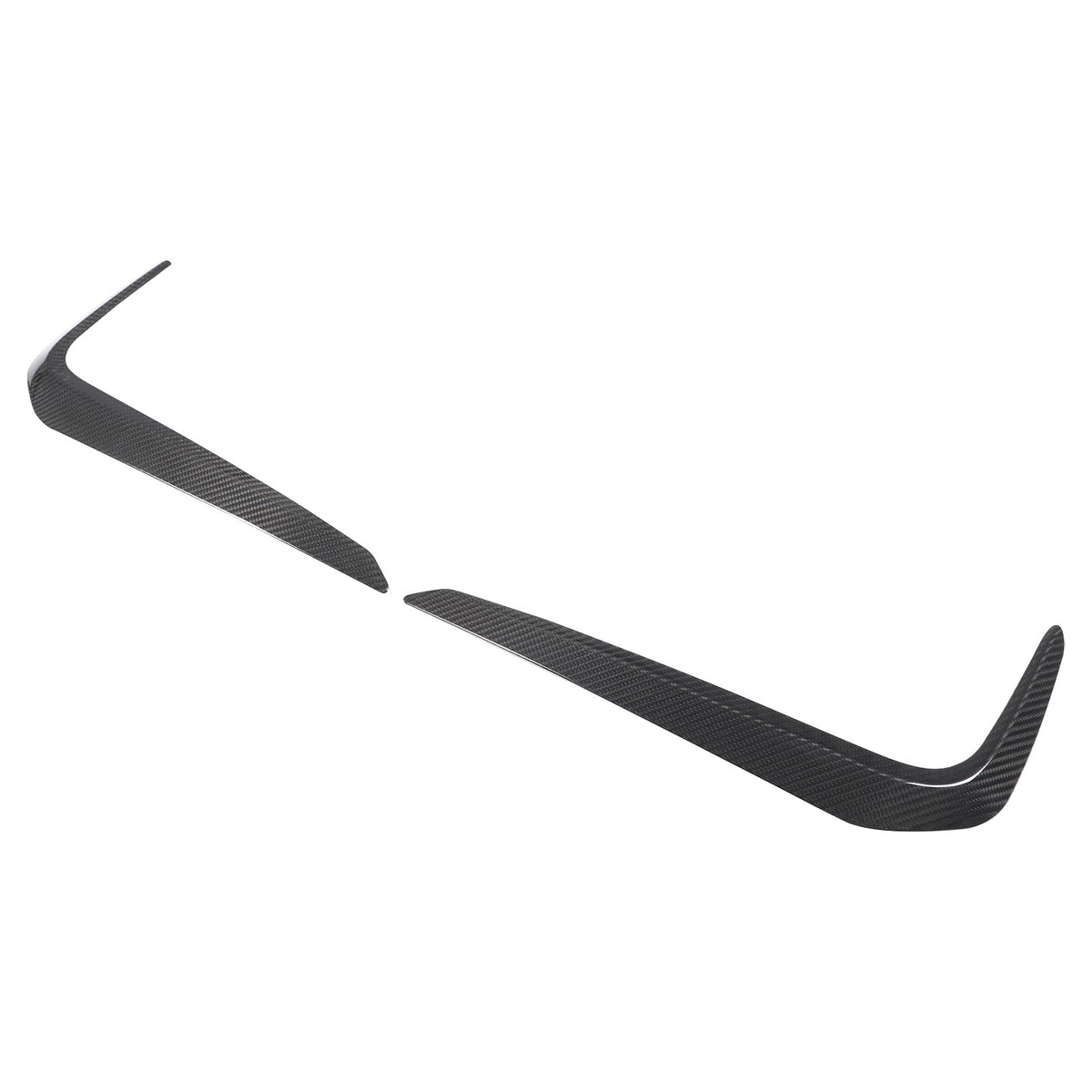Real Carbon Fiber Front Fog Light Lamp Strip Trim For BMW 5 Series G30 2018-2020 7
