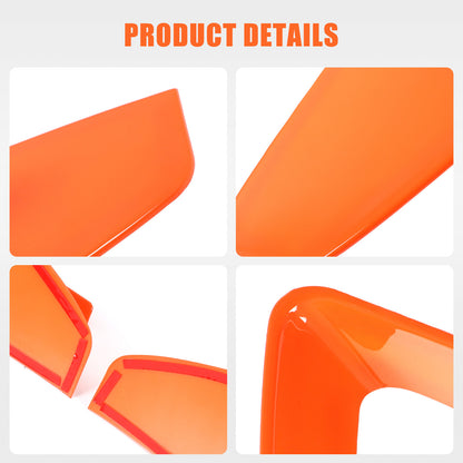 Orange ABS Front Grille Trim Frame Cover For Corvette C8 2020+ US 6