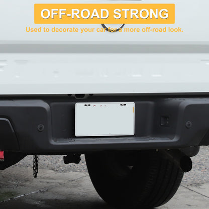 Carbon Steel Front License Plate Frame Trim For Nissan Frontier 22+ (US Version) 9