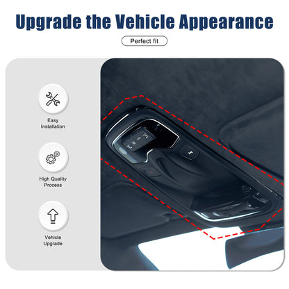 Matte Real Carbon fiber Reading light Switch Trim Cover For Lotus EMIRA 2021-25 13