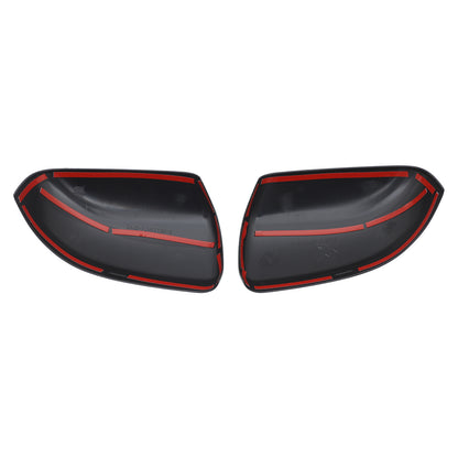 ABS Matte Black Exterior Rearview Mirror Cover Trim For Honda Pilot 2023-2024 15