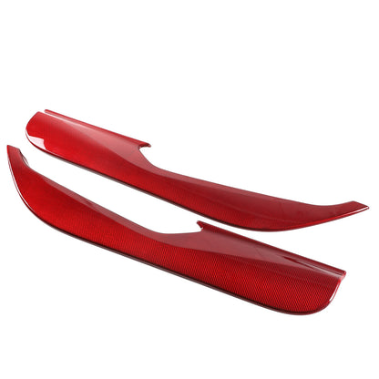 Red Real Carbon Fiber Interior Trim for Corvette C8 20-25 206