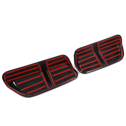 Piano Black Rear Lower Bumper Side Spoiler Trim For BMW X1 U12 23+ Sport US 9