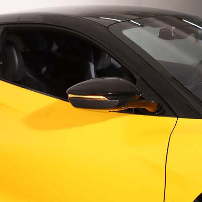 Real Carbon Fiber Exterior Rearview Mirror Base Trim For Lotus Emira 21-23 US 9