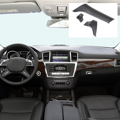Carbon Fiber ABS Center Console Panel Trim For Benz ML W166/GL X166 2013‑2015 14