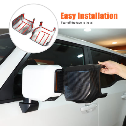 ABS Carbon Fiber Review Mirror Cover Trim For Lexus GX GX550 2024-2025 24