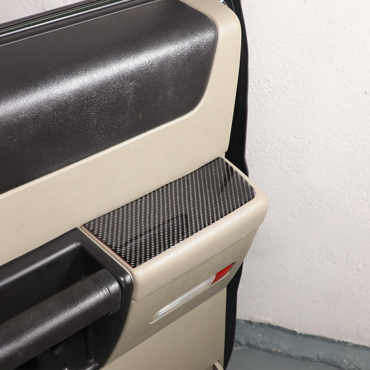 Carbon Fiber Interior Door Armrest Panel Trim Sticker For Hummer H2 2003-09 12