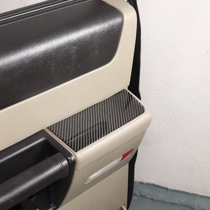 Carbon Fiber Interior Door Armrest Panel Trim Sticker For Hummer H2 2003-09 12