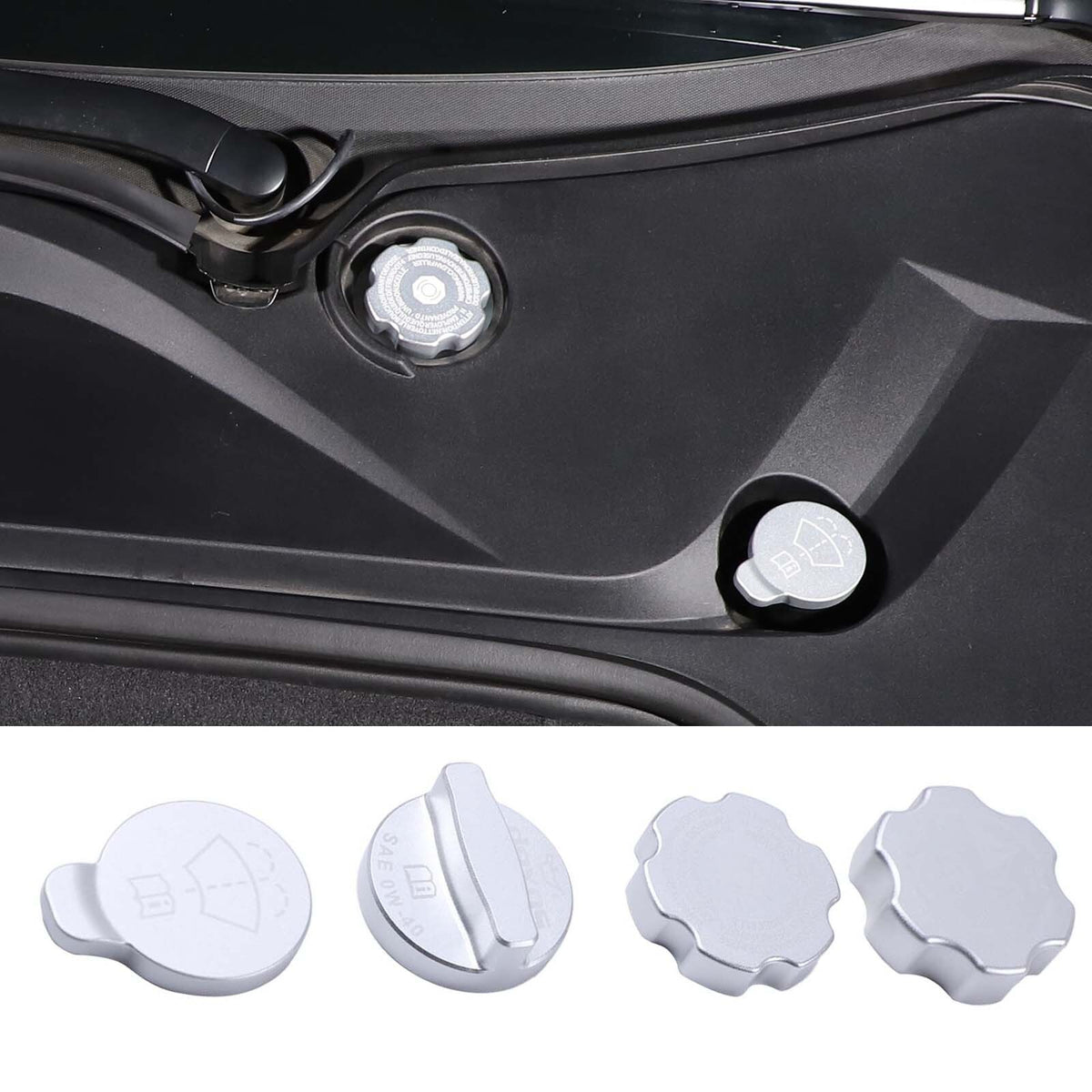 Aluminum Alloy Exterior Hood Engine License Plate Trim For Corvette C8 2020+ US - Variants 26-29 22
