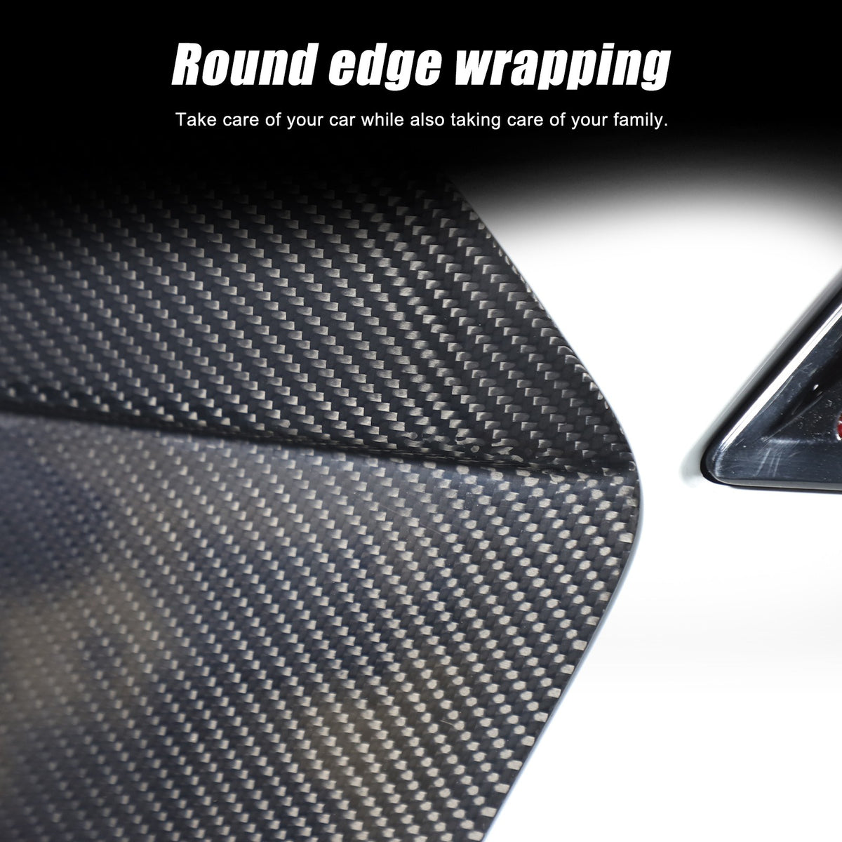 REAL CARBON FIBER Rear license plate Trim Cover For Corvette C8 Stingray Z51 7