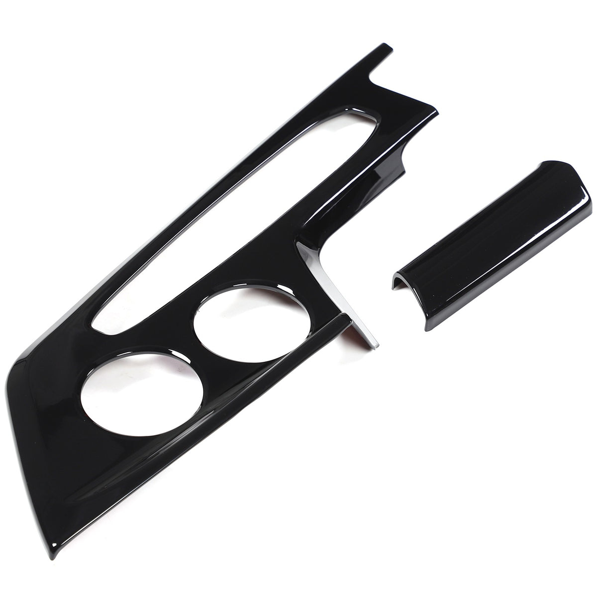 Glossy Piano Black Center Console Panel Trim Set For Corvette C8 2026+ 34