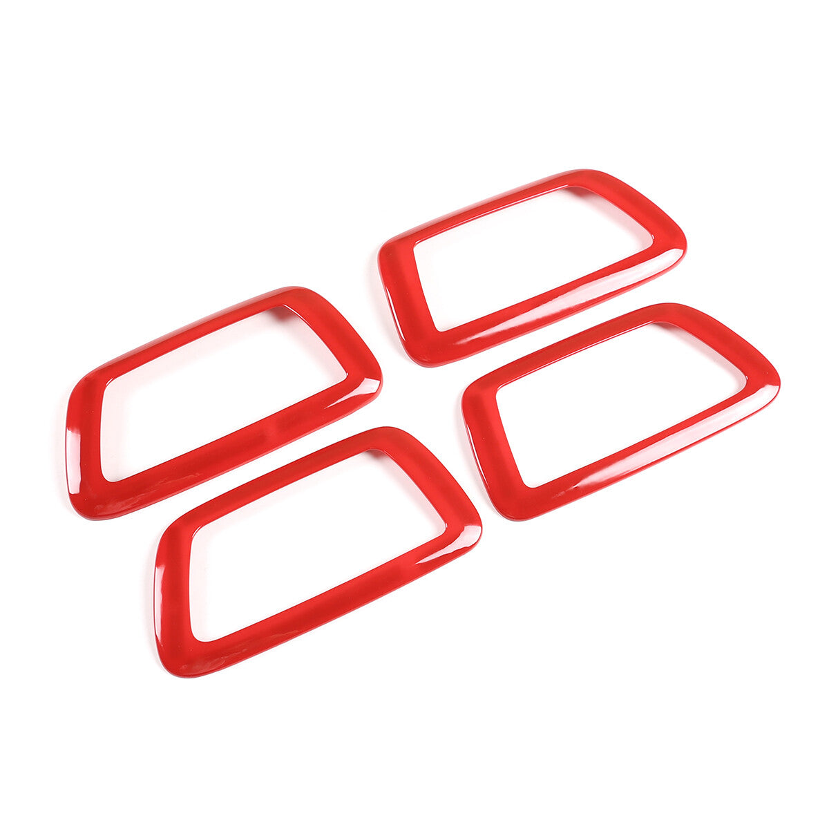 21PCS Red ABS Interior Central Control Decorative Trim For Toyota Tacoma 2016-20 11
