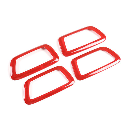21PCS Red ABS Interior Central Control Decorative Trim For Toyota Tacoma 2016-20 11