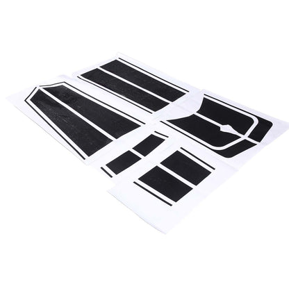 Black Racing Stripe Overlay Graphic Decal Flat Vinyl Fit For Corvette C8 2020-26 8