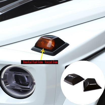 Rear Tail Light Hood Cover Trim Smoke black Kit For Benz G W464 G500 G63 19-23 19