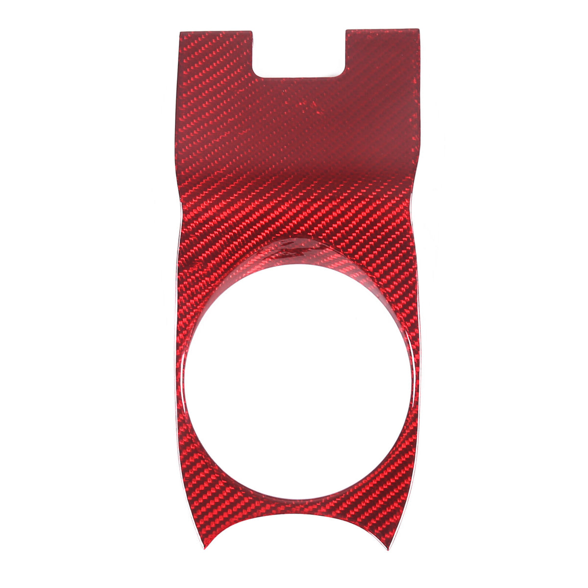 Real Carbon fiber Center Armrest Cup Holder Cover Trim For McLaren GT 19-22 11