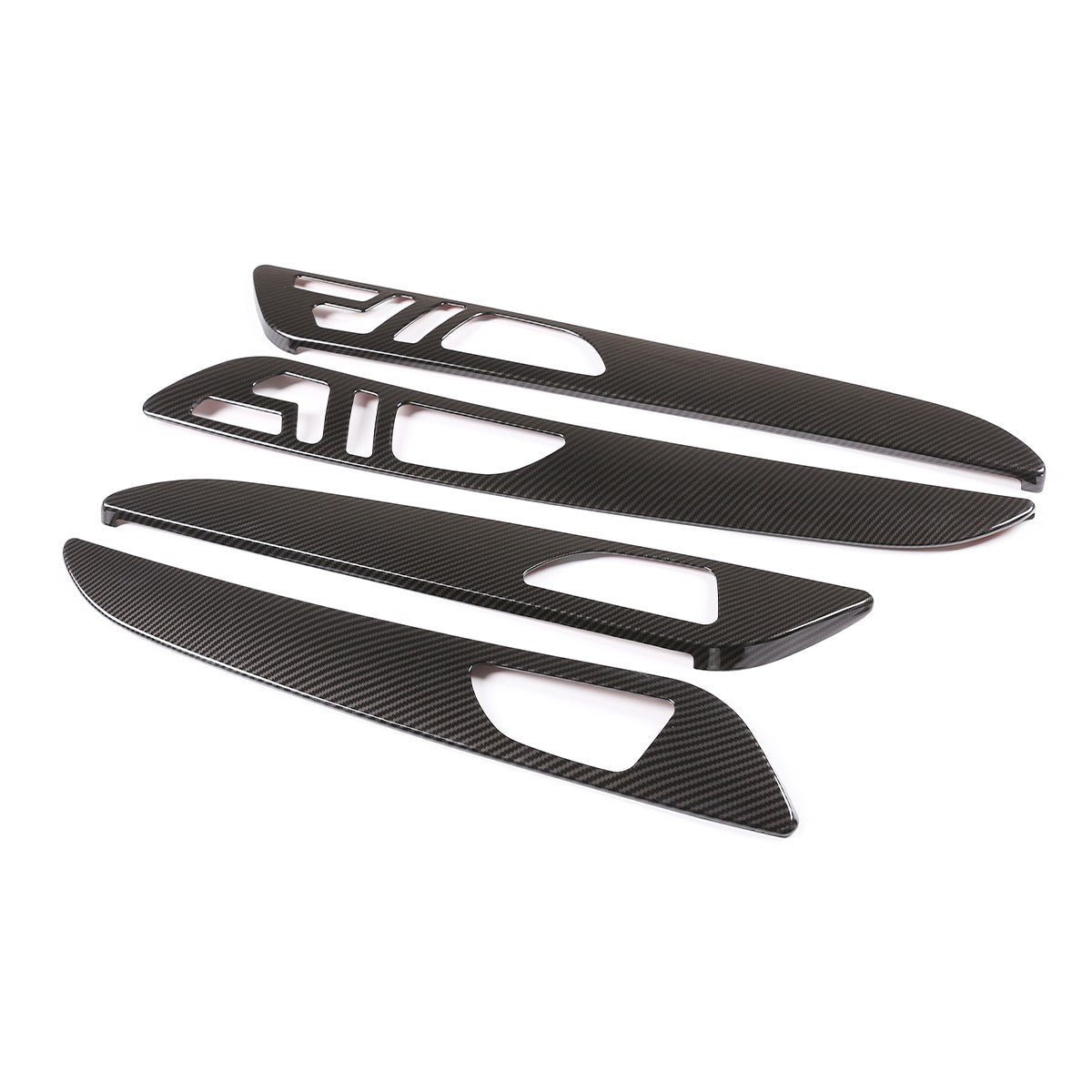 Carbon Fiber ABS Center Console Panel Trim For Benz ML W166/GL X166 2013‑2015 19
