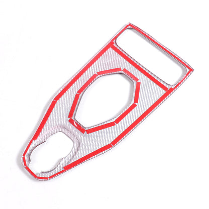 Red Real Carbon Fiber Center Gear Trim Cover For Lotus EMIRA V6 AT 2021-2025 16