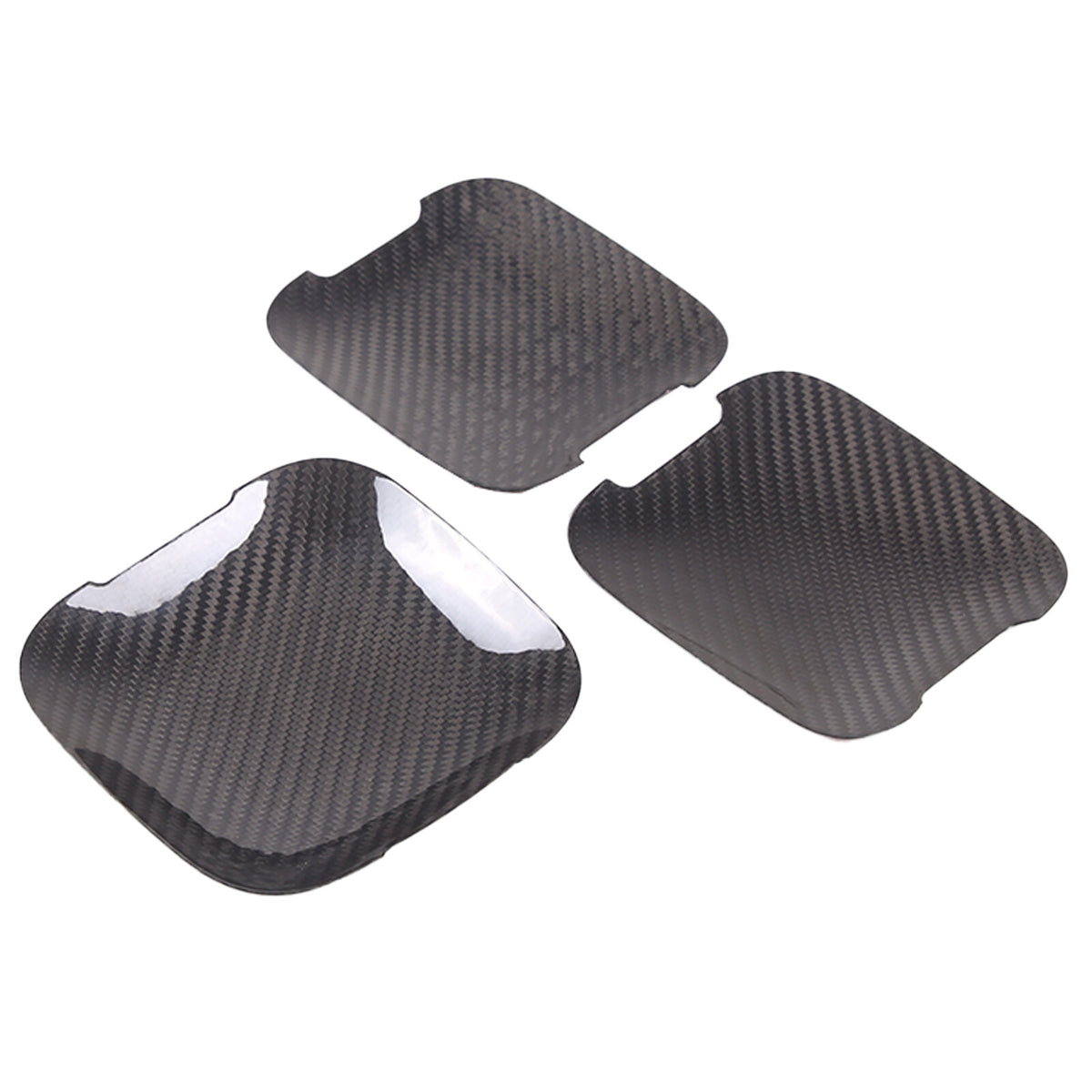 Real Carbon Exterior Side Door Bowl Cover Trim For Land Rover Defender 90 20-24 7