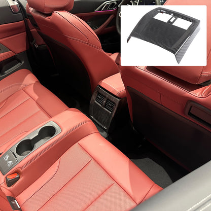 Real Carbon Fiber Rear Air Vent Trim For BMW 4 Series 430i G22 G26 2020-24 8