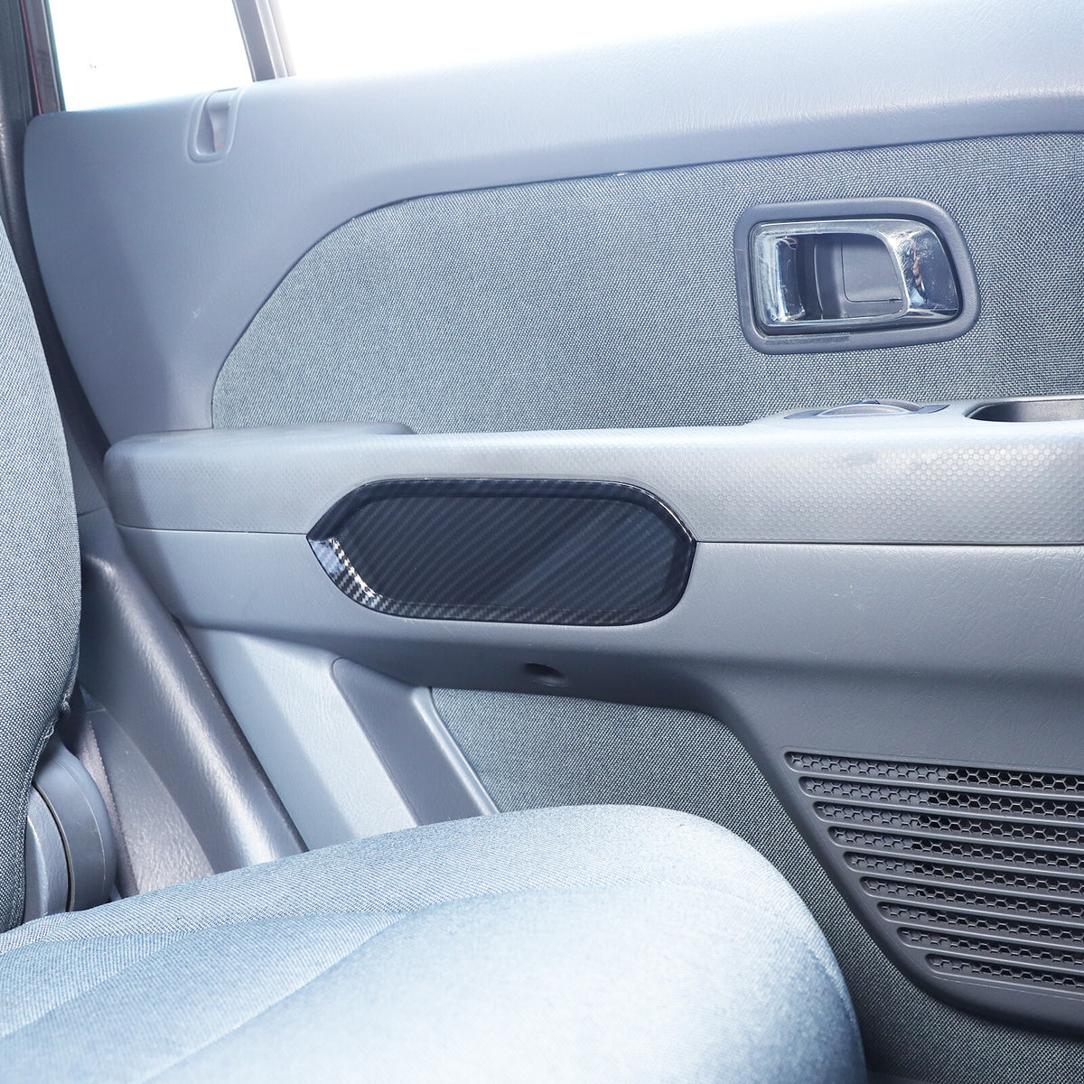ABS Carbon Fiber Door Panel Armrest Handle Bowl Trim For Honda Pilot 03-08 US 8