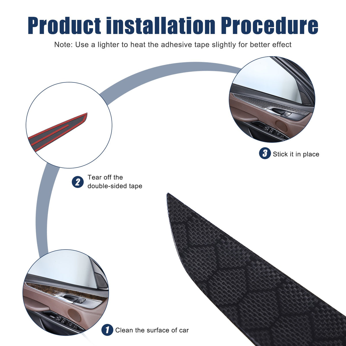 Hondycomb Carbon Fiber Interior Door Panel Trim Cover For BMW X5 X6 F15 F16 14+ 4