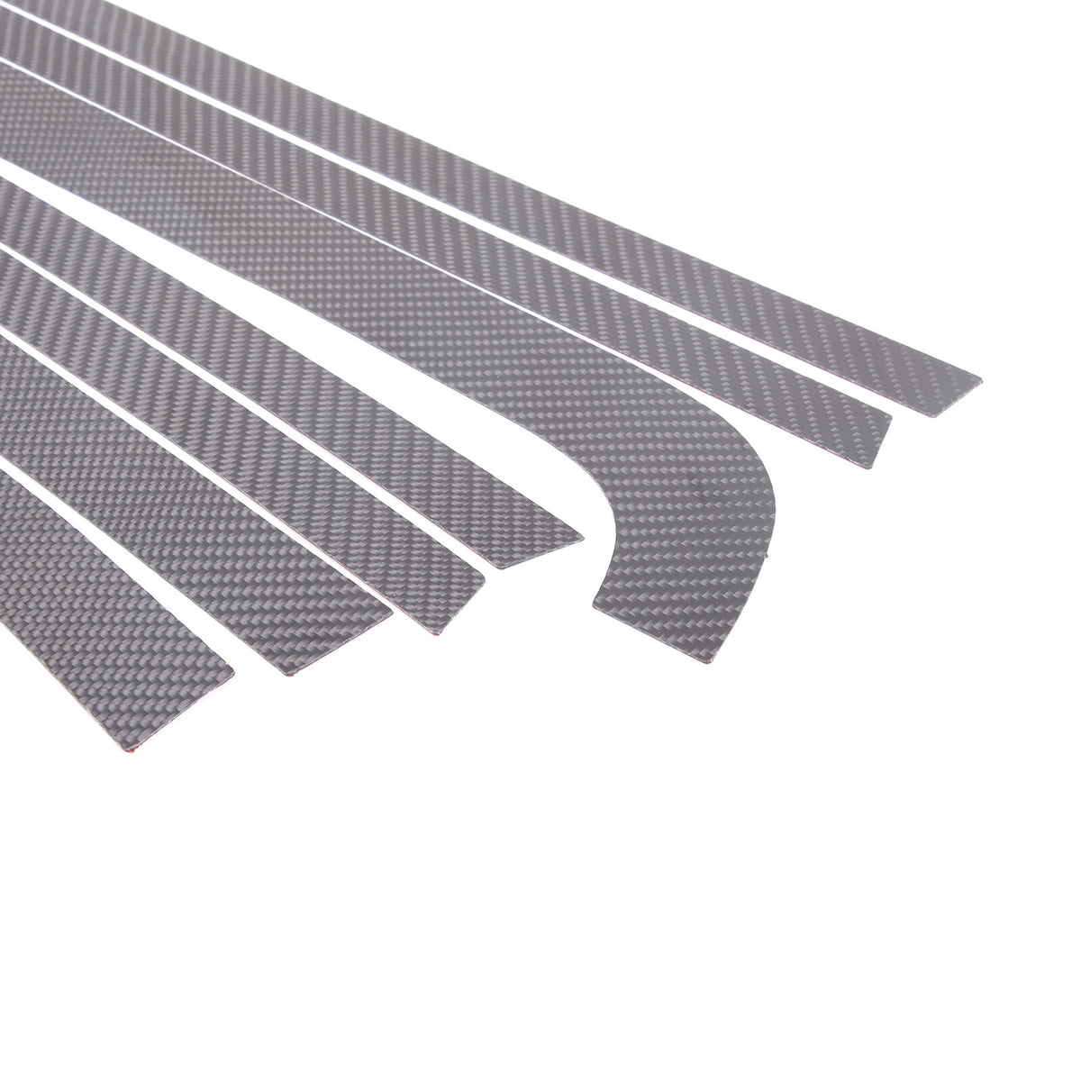 Carbon Fiber Top Window Accent Line Trim Strip For Toyota FJ Cruiser 2007-2021 12