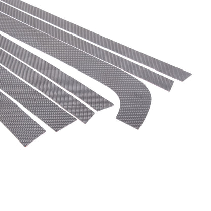 Carbon Fiber Top Window Accent Line Trim Strip For Toyota FJ Cruiser 2007-2021 12