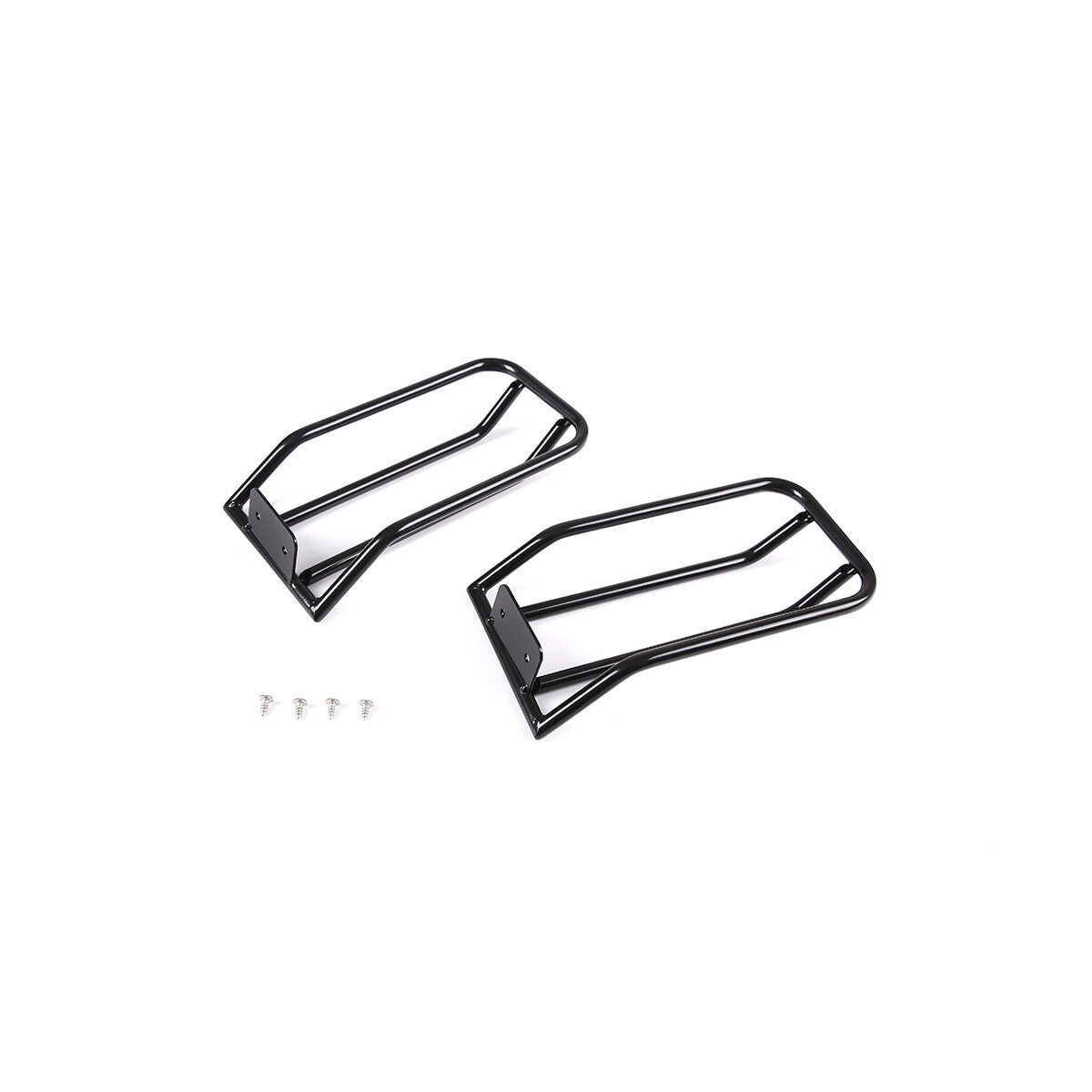 For 07-21 Toyota FJ Cruiser Rear Tail Light Lamp Cover Trim Carbon Steel 2PCS US 12