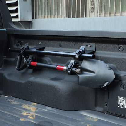 Black Steel Cargo Box Side Rail Tool Mounting Bracket For Ford Maverick 2022 16