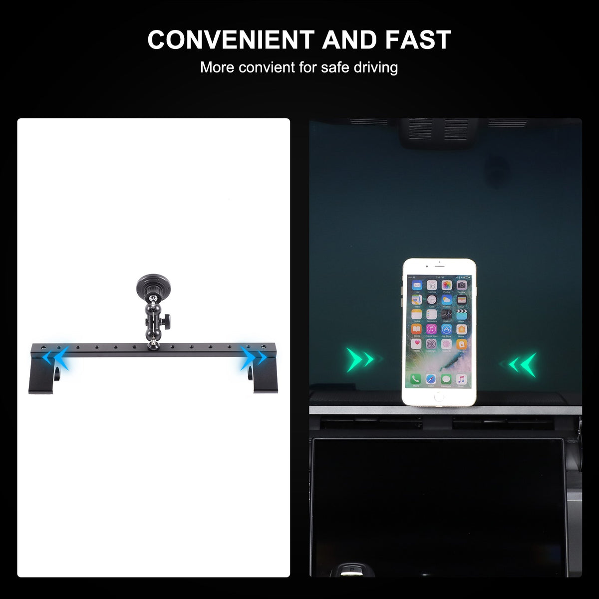 Magnetic Center Console Phone Mount Bracket For LR Defender L663 2020-2023 7