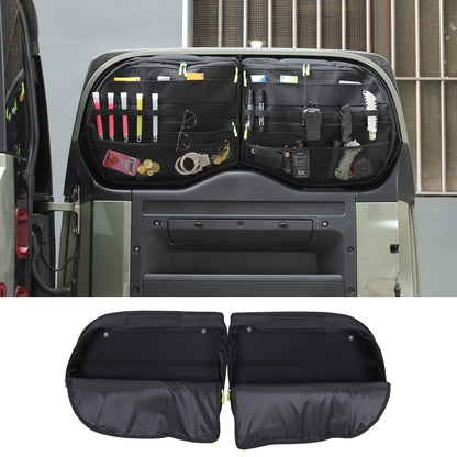 Tailgate Rear Door Cargo Trunk Storage Bag Organizer For LR Defender L663 20+ US 19