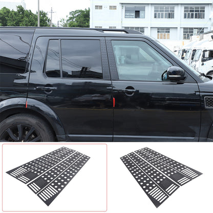 US Flag Alloy Window Center Pillar Trim For Land Rover Discovery 3/4 04-16 US 19